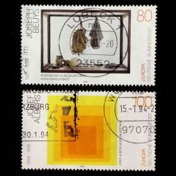 Набор марок EUROPA - Современное искусство, Германия, 1993 год (полный комплект)